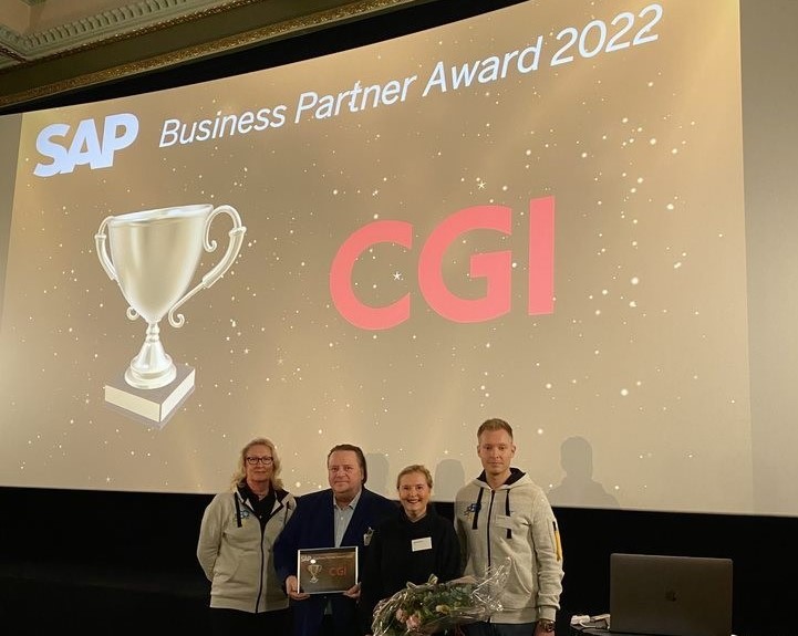 CGI - SAP Partner of the Year 2022, CGI Team with SAP team
