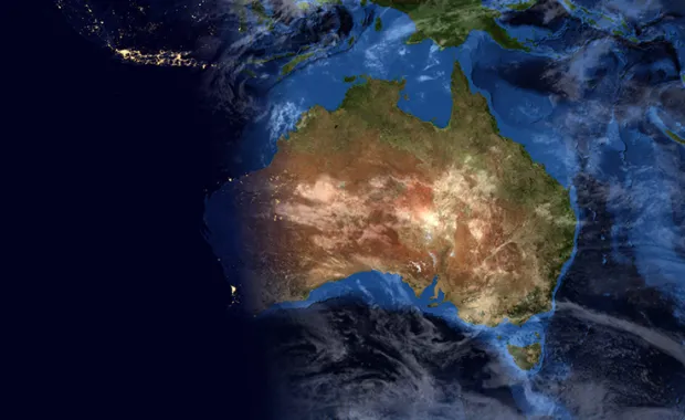 Australia as seen from Space 