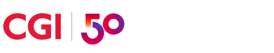 CGI 50th logo