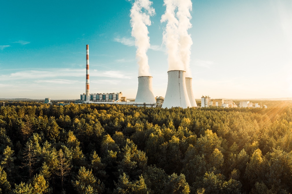 Thermal power plant interior