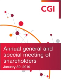 CGI Annual general and special meeting of shareholders