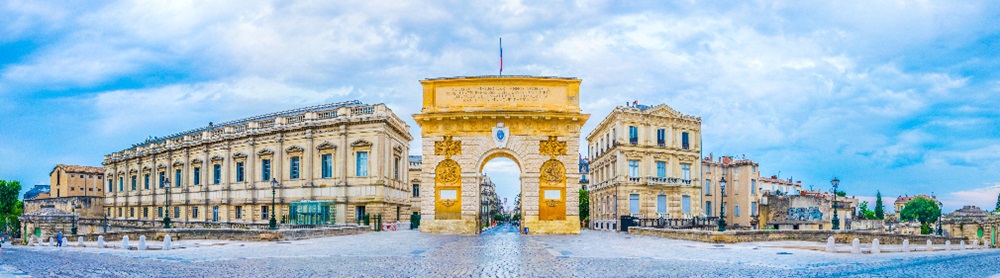 Arc de Triomphe in Montpellier France