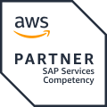 AWS partner status badge SAP services competency AWS partner status badge SAP services competency