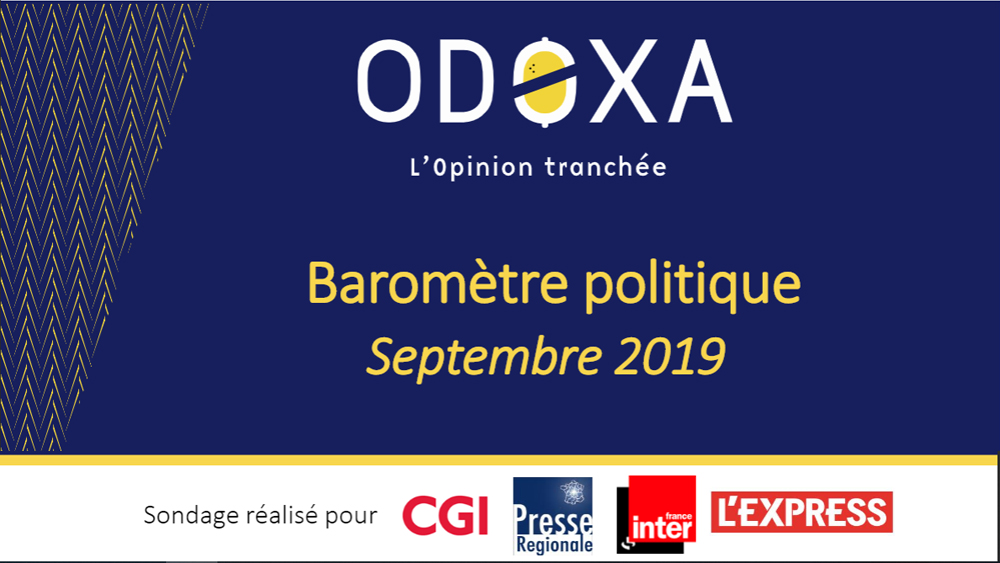 Barometre politique septembre ODOXA-CGI