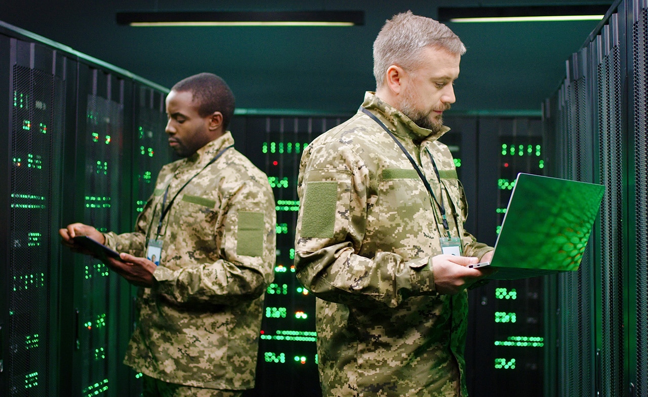 careers defense cybersecurity team in data center