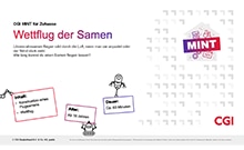 CGI MINT für Zuhause Deckblatt "Wettflug der Samen"