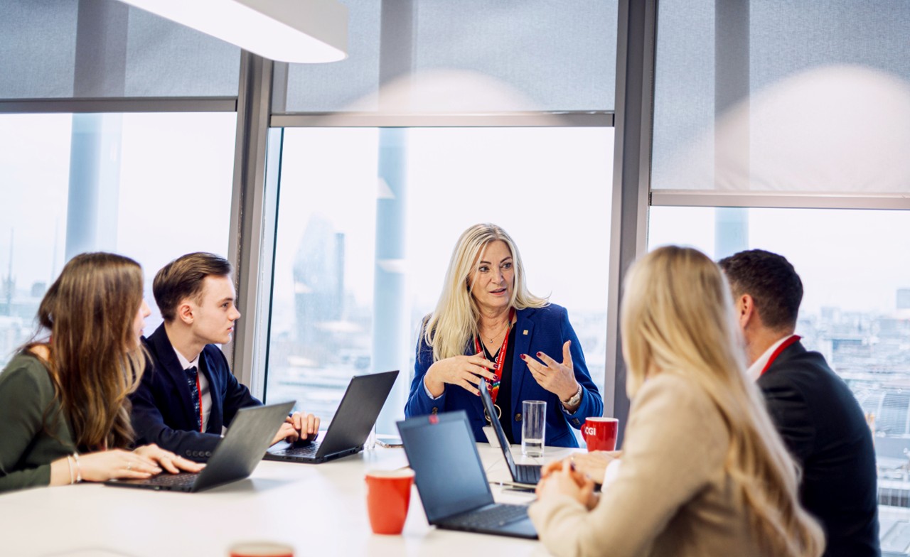CGI partners in a meeting