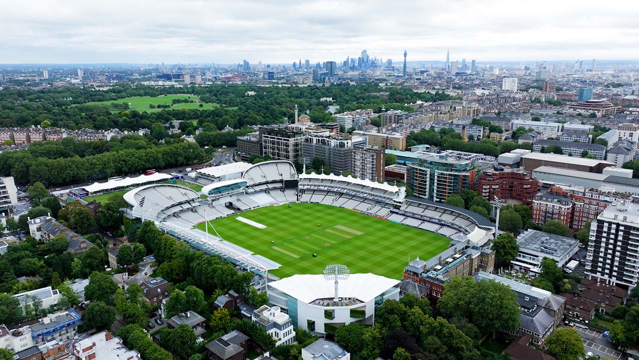Aerial view of MCC Lord's Cricket Ground