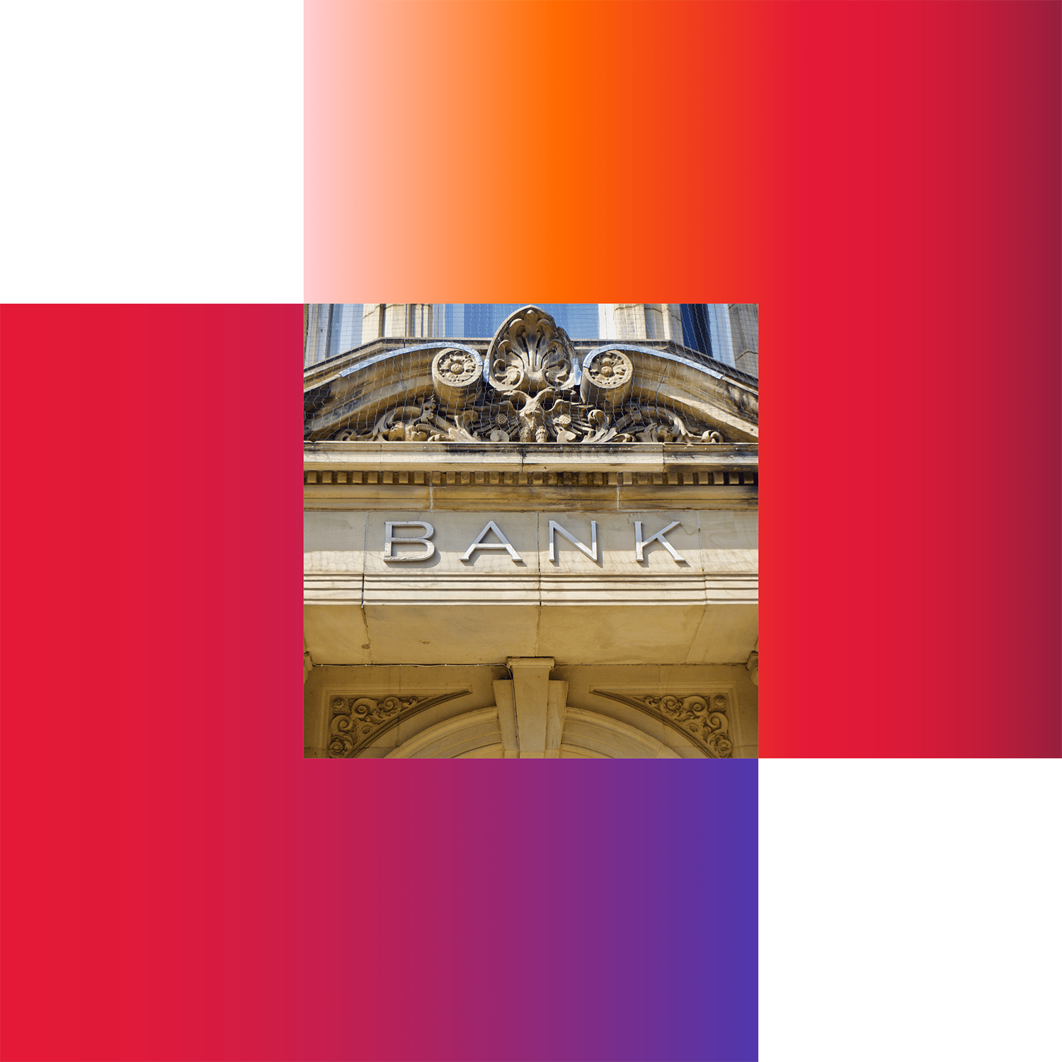 CGI:n toimialaratkaisut pankeille. Kuvassa pankkirakennus.