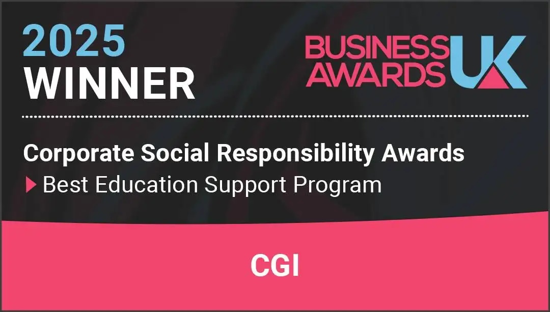 CGI UK Business Awards win for CSR CGI UK Business Awards win for CSR