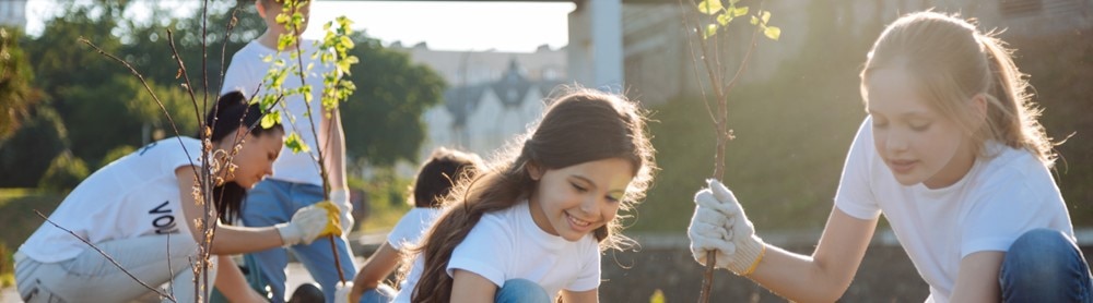 Enfants qui plantent des arbres Enfants qui plantent des arbres