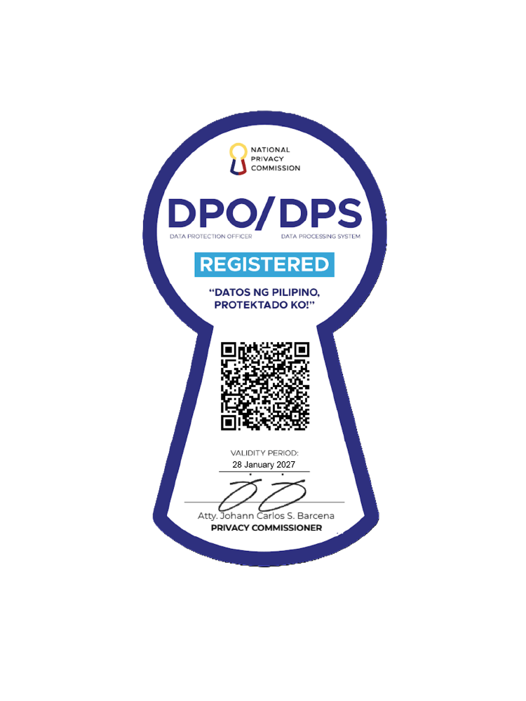 DPO/DPS Registered with QR code