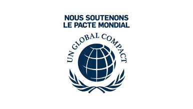Nous soutenons le pacte mondial UN Global Compact
