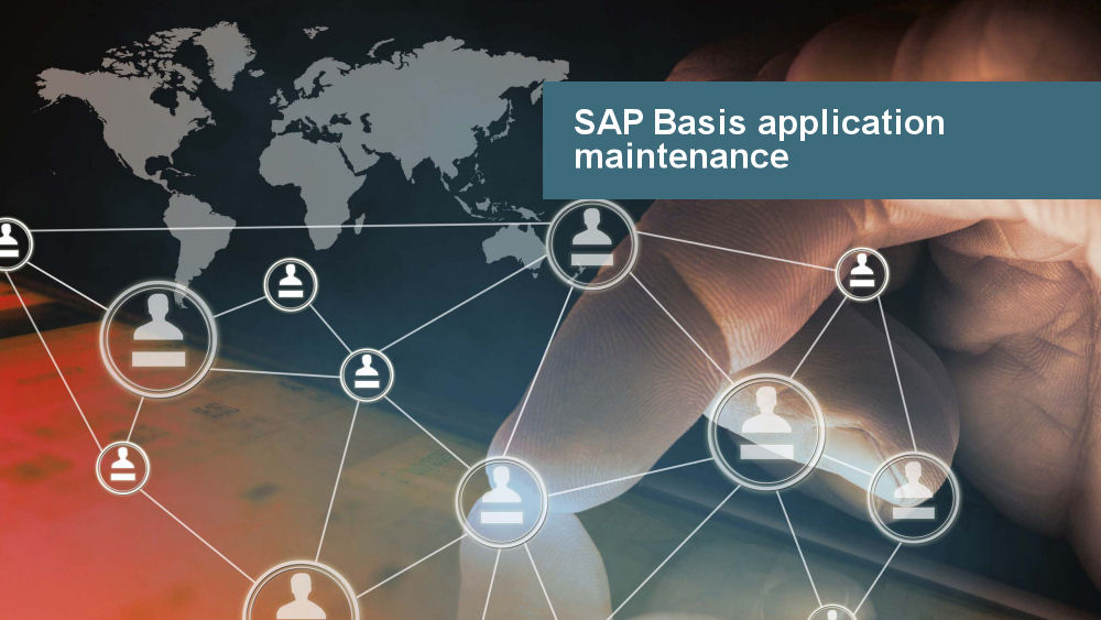 SAP Basis application maintenance