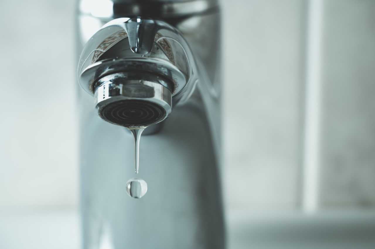 water dripping from tap
