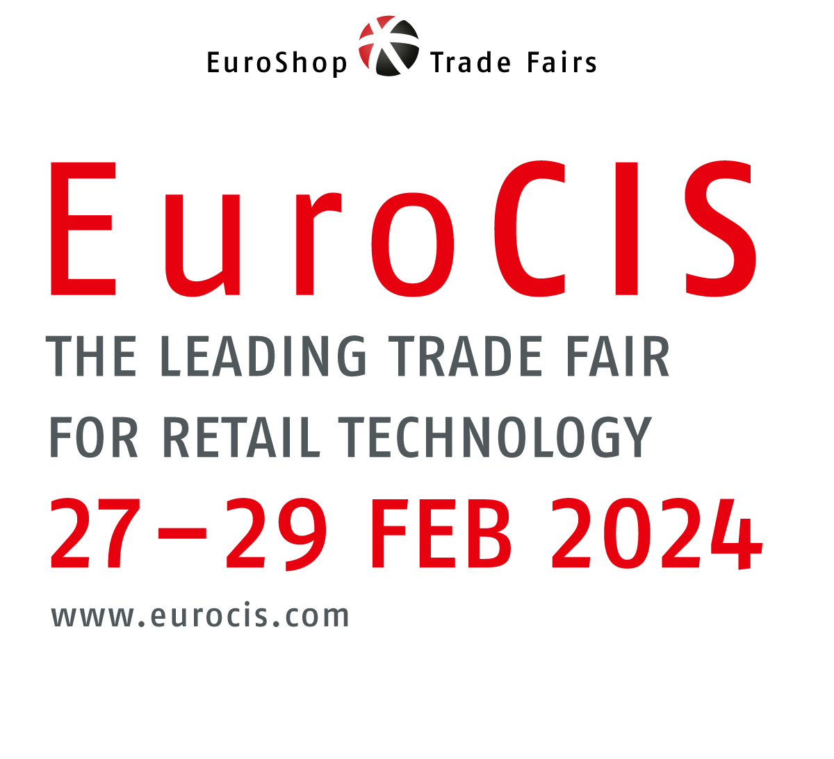 Logo EuroCIS The Leading Trade Fair For Retail Technology 27 - 29 Feb 2024
