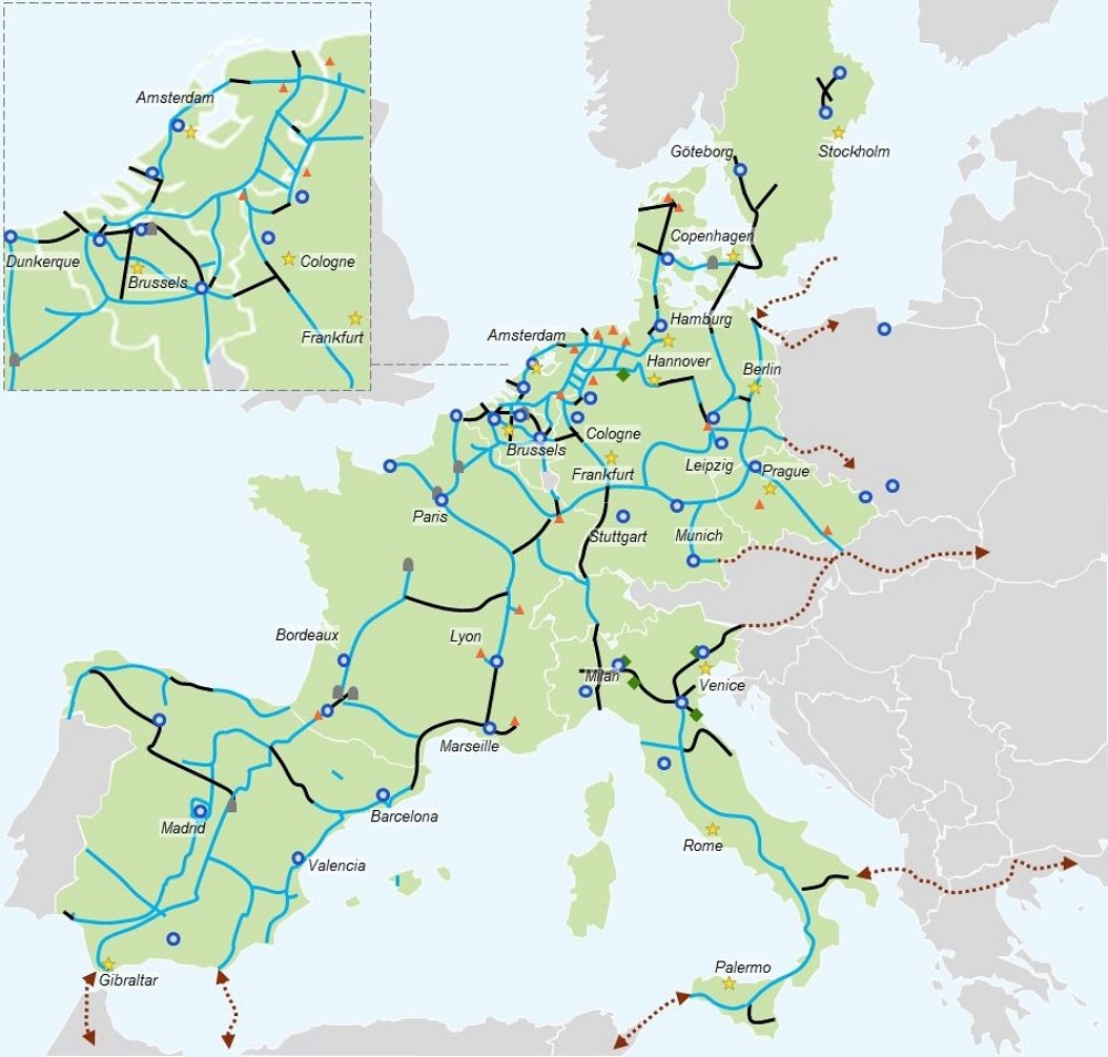 Pan-European Hydrogen Backbone