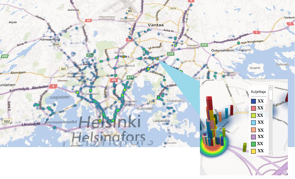 Case Helsingin Bussiliikenne Power Map -kuva