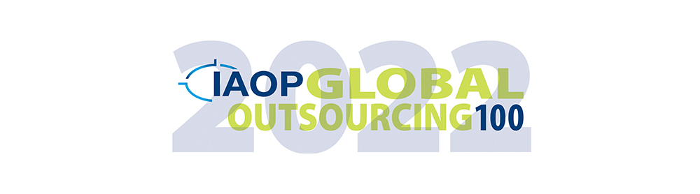 IAOP global outsourcing100 logo for 2022
