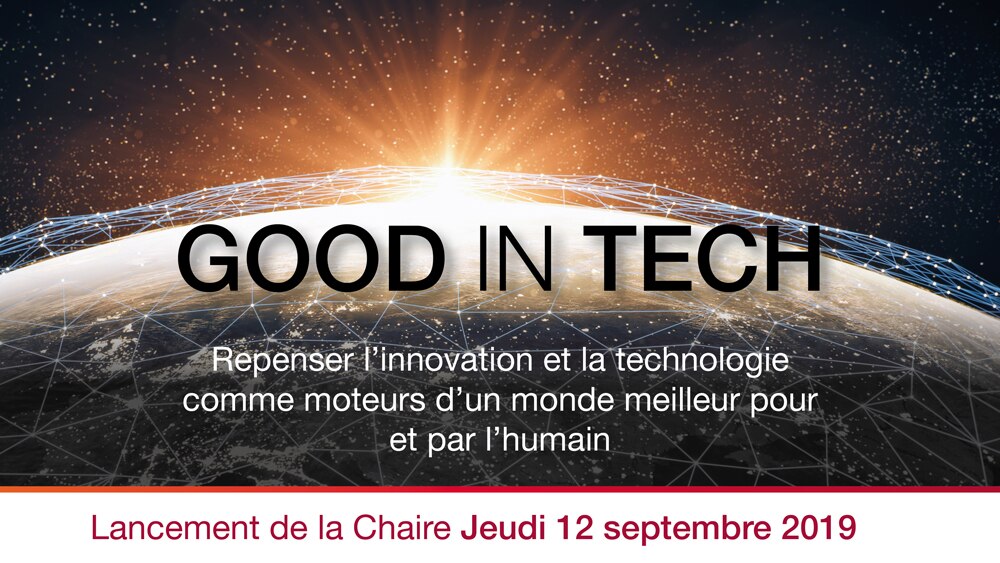 Lancement de la Chaire Good In Tech | avec le soutien de CGI