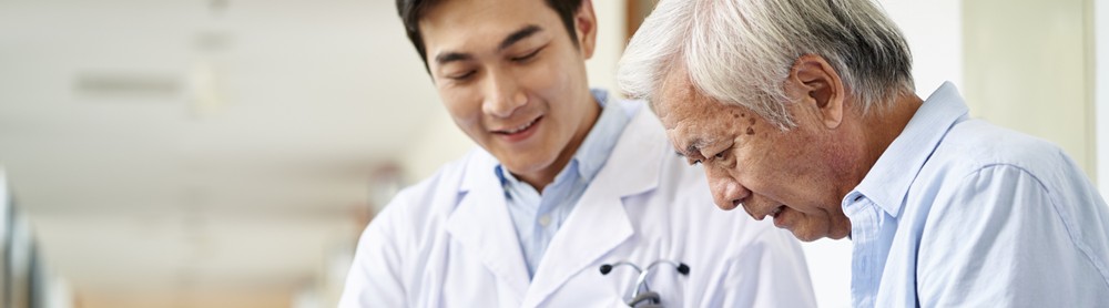 Doctor with a patient