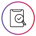 business intelligence and analytics icon