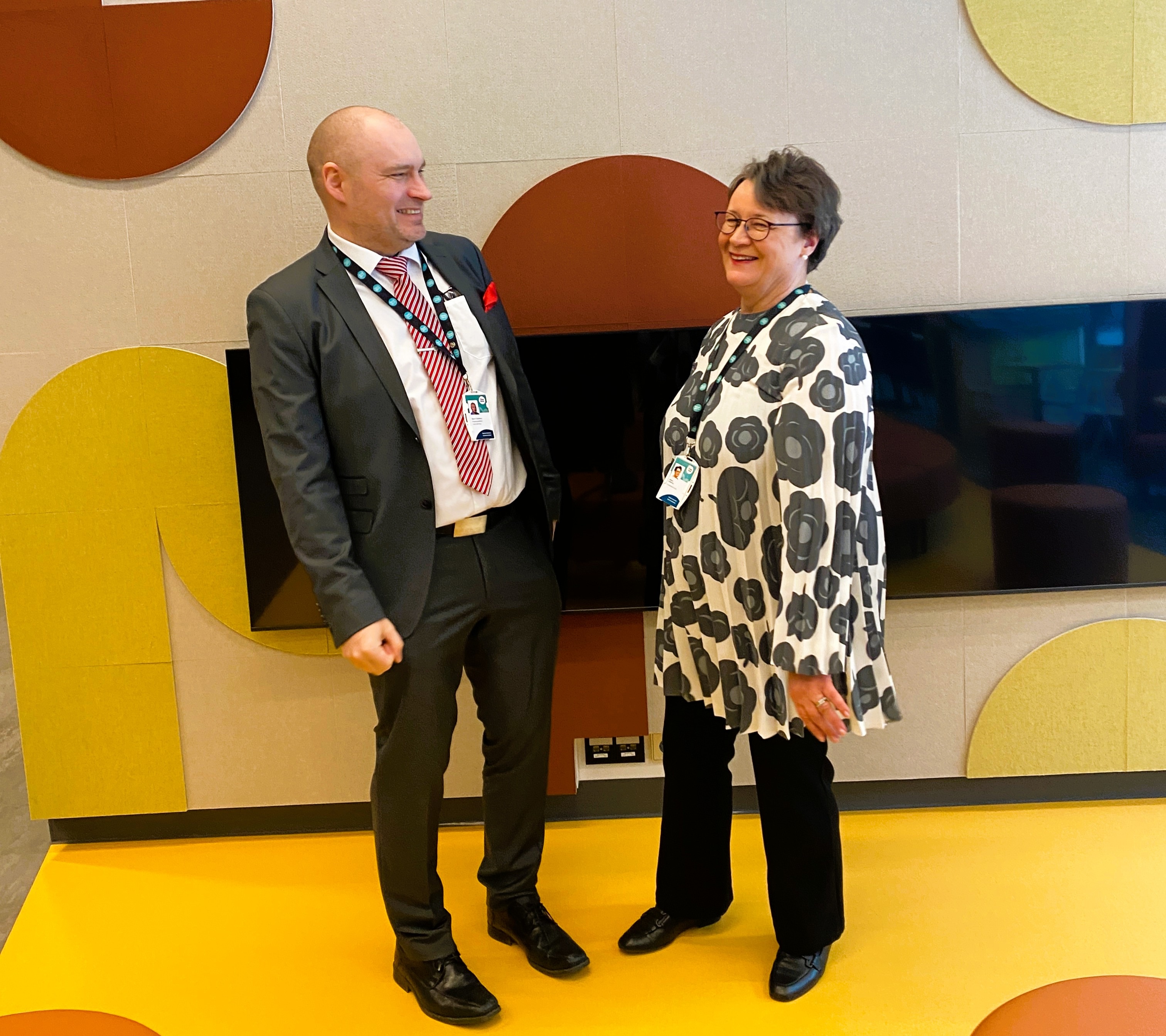 Jaana Helenius ja Harri Halinen