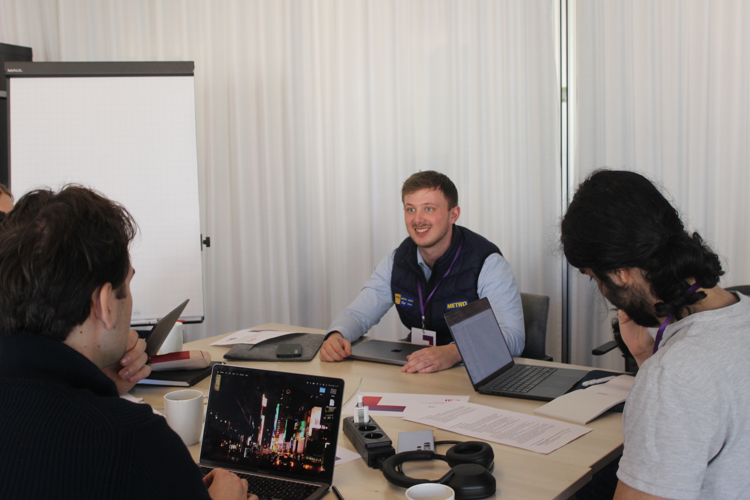 In Action beim AI-Thon