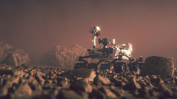 Mars Rover på Mars