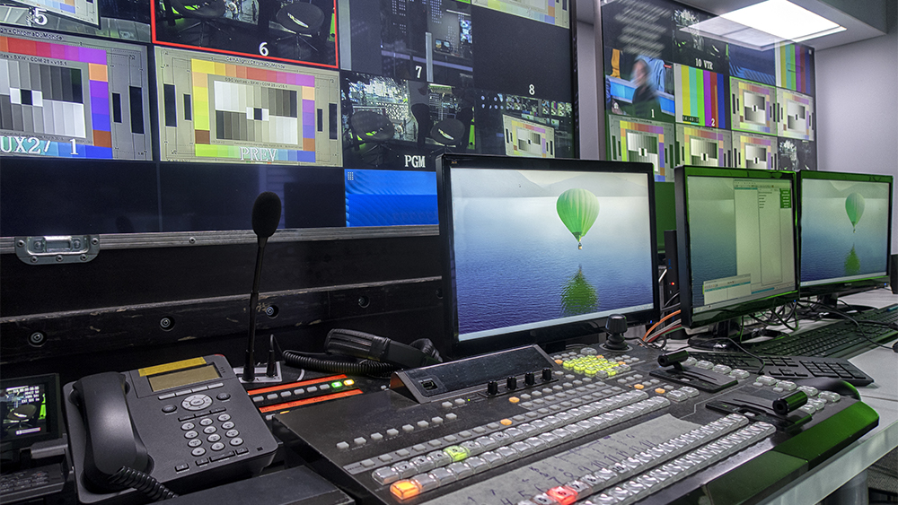 Media broadcast control room