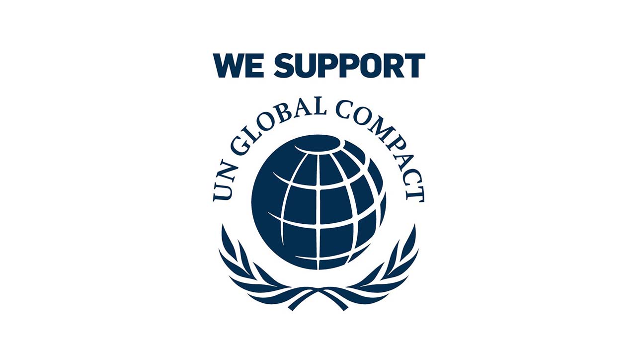 Logo UN Global Impact: We support the UN Global Impact