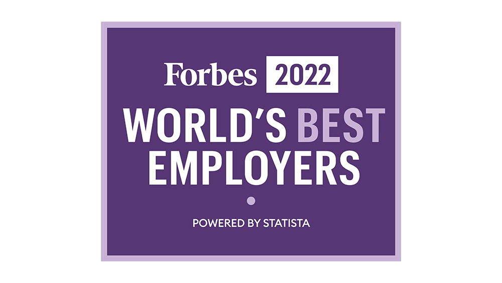Forbes ‘World’s Best Employers’ (2022)