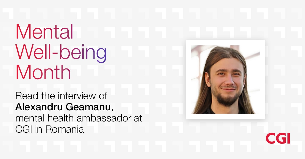 CGI supports mental health awareness in Romania | CGI Romania