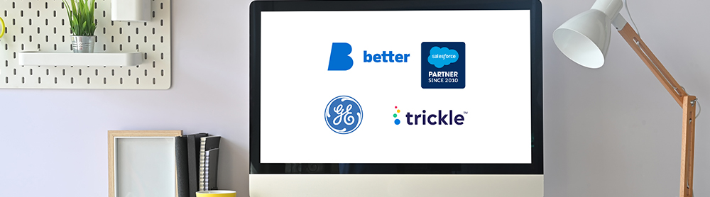Laptop mock-up showing health partner logos