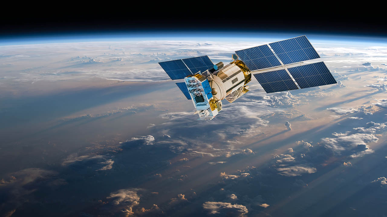 Kuvituskuva: satelliittimonitoroinnilla tarkoitetaan viljelytoimenpiteiden analysointia satelliittikuvien avulla