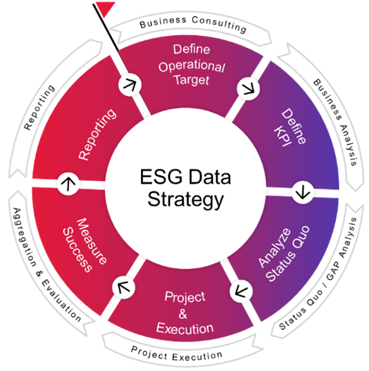Grafisches Bild: ESG Data Strategy