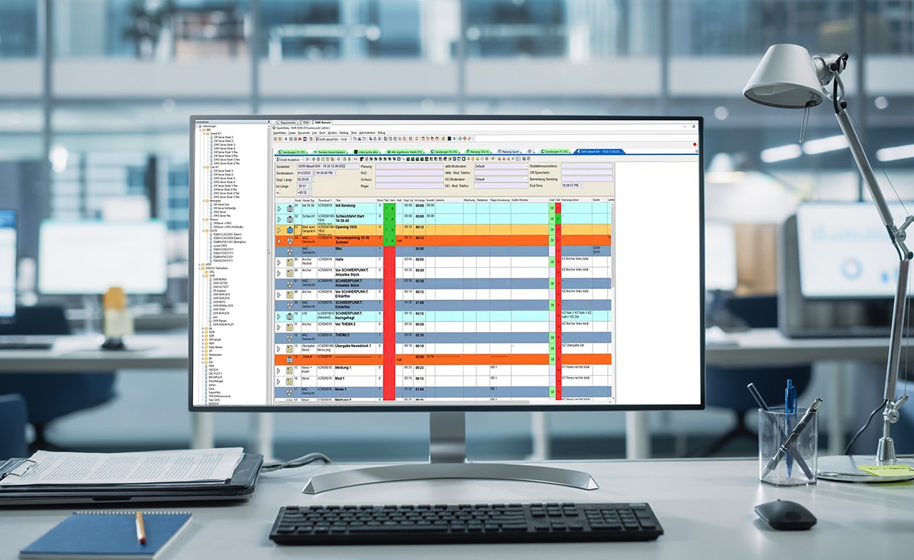 user interface for CGI's OpenMedia solution