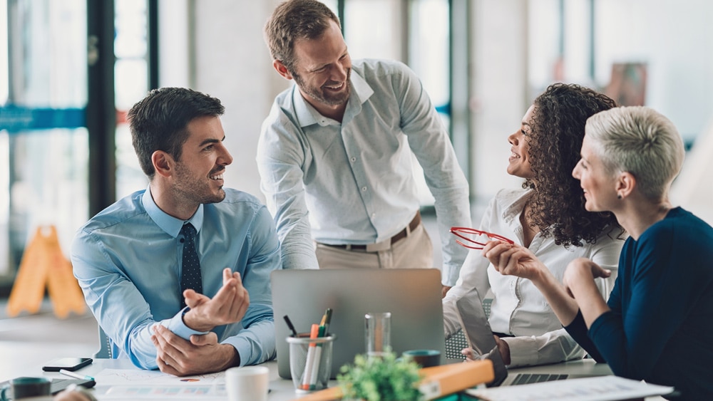 Professionals at work