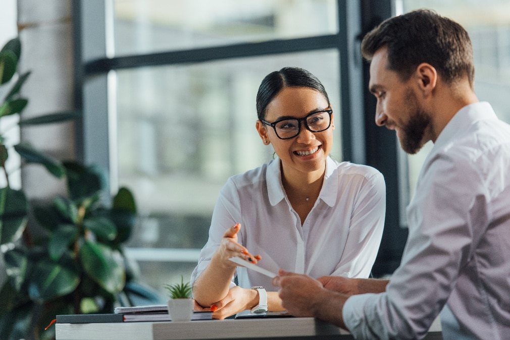 Professionals on discussion