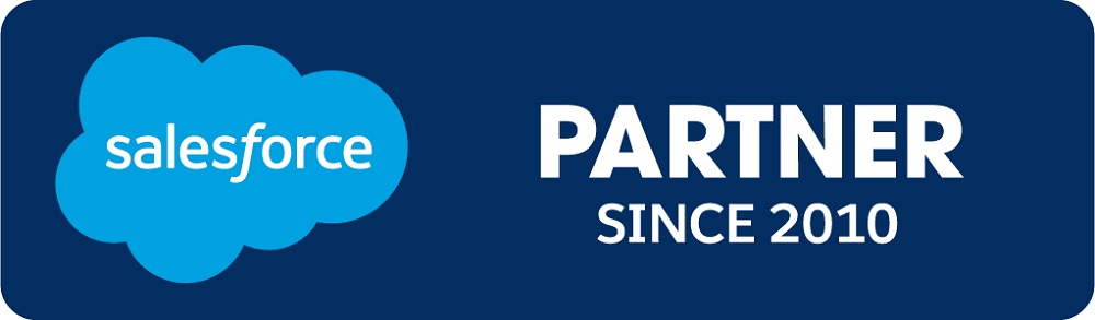 Salesforce partner since 2010 horizontal logo