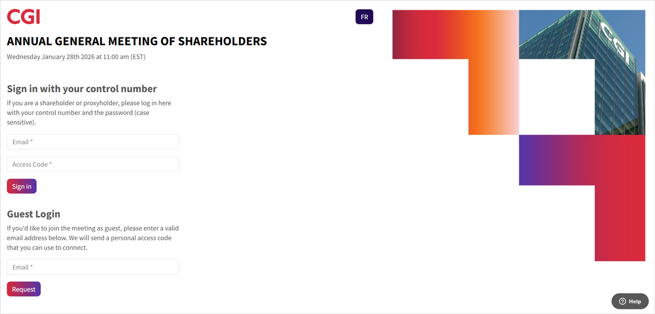 AGM - Sign-in access code AGM - Sign-in access code