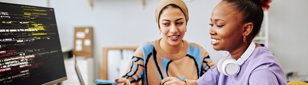 Software developers working together Software developers working together