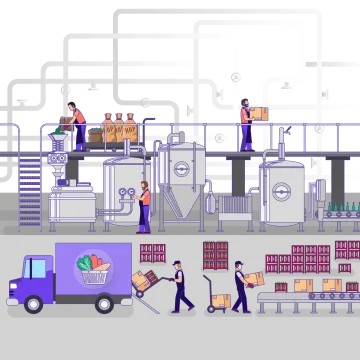 Illustration Carrefour Drive