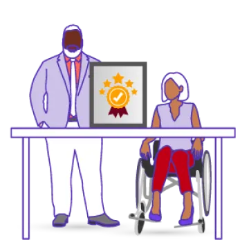 illustration 50 year employment training