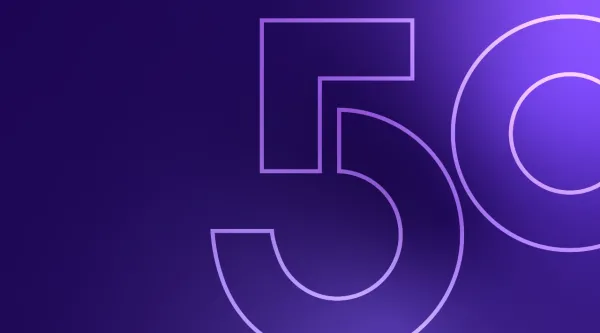 the number 50 in CGI brand style