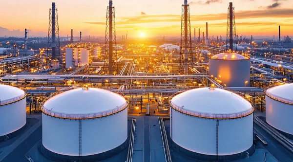 Oil and gas refinary