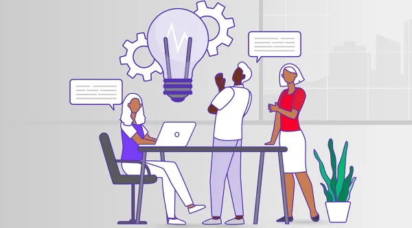 group meeting illustration