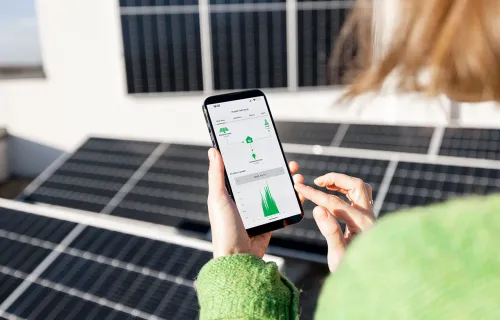 mobile phone with energy data