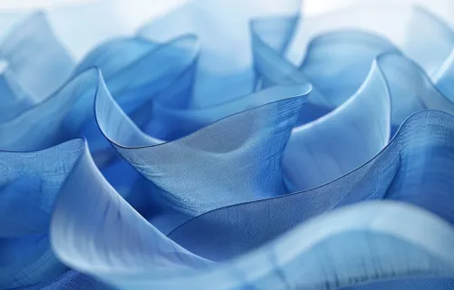 abstract image of blue textile pattern