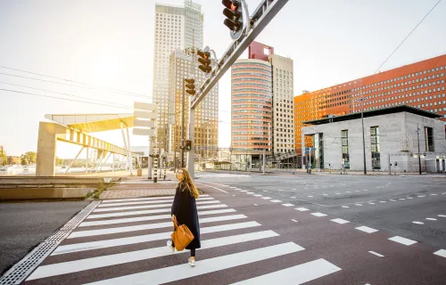 Women walking in the street